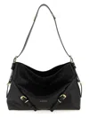Givenchy Black Voyou Medium Shoulder Bag In Black