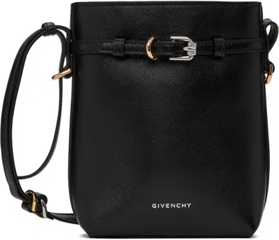 Givenchy Black Voyou Phone Bag In 001-black