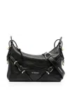 Givenchy Adjustable Strap Leather Mini Bag In Black