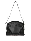 Givenchy Voyou Medium Bag In Leather In Black