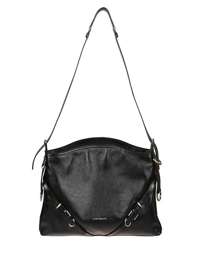GIVENCHY BLACK VOYOU SHOULDER BAG