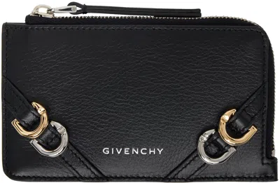 GIVENCHY ブラック VOYOU ジップアラウンド カードケース 