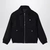 Givenchy Black Wool And Cashmere Zipped Jacket