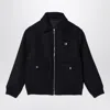 Givenchy Black Wool And Cashmere Zipped Jacket