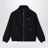 Givenchy Wool-blend Zipped Jacket In Black