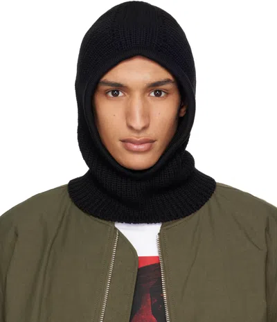Givenchy Black Wool Balaclava