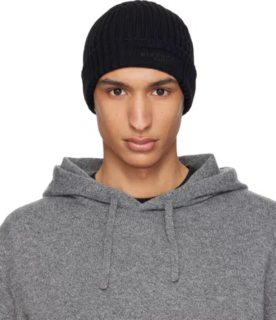 Givenchy Black Wool Beanie