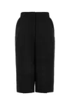 Givenchy Black Wool Bermuda Shorts In Black