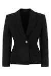 Givenchy Elegant Wool Blazer With Signature 4g Emblem In Black