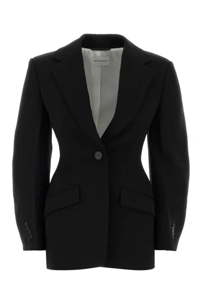 GIVENCHY BLACK WOOL BLAZER