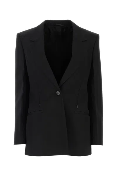 GIVENCHY BLACK WOOL BLEND BLAZER