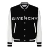 Givenchy Black Wool Blend Coats In Black