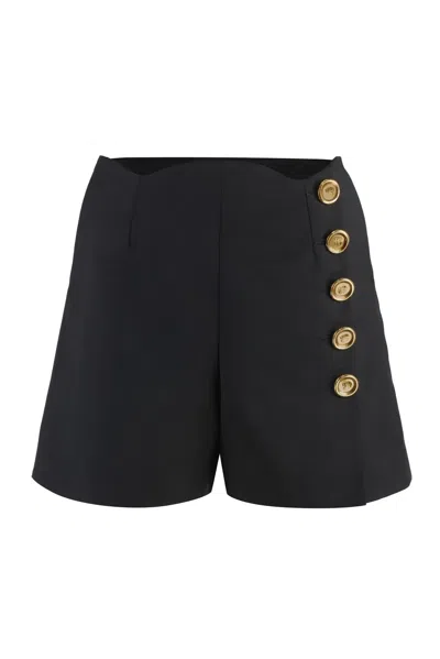 Givenchy Black Wool Blend Shorts
