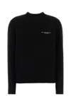 Givenchy Embroidered Wool And Cashmere-blend Sweater In Black