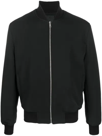 GIVENCHY BLACK WOOL BOMBER JACKET