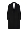 Givenchy Black Wool Coat In Black
