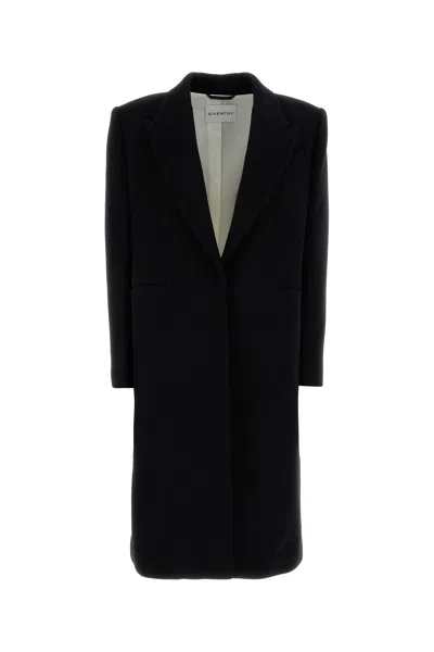 GIVENCHY CAPPOTTO IN LANA NERA  DONNA
