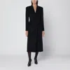 Givenchy Black Wool Coat In Black