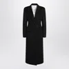 Givenchy Womens Black Regular-fit Double-breasted Wool Coat In Black