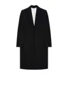 Givenchy Black Wool Coat In Black