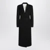 Givenchy Womens Black Regular-fit Double-breasted Wool Coat In Black