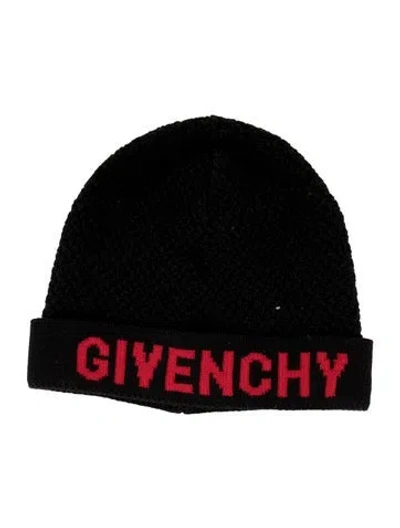 Pre-owned Givenchy Black Wool  Beanie Hat