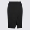Givenchy Wool Skirt With 4g Detail Skirts Black In Black
