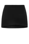Givenchy Mini Skirt In Wool In Black
