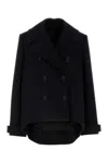 Givenchy Oversized Asymmetric Peacoat In Wool