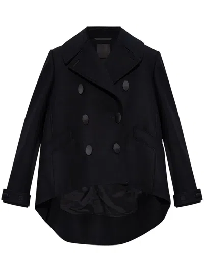 Givenchy Black Wool Oversize Coat
