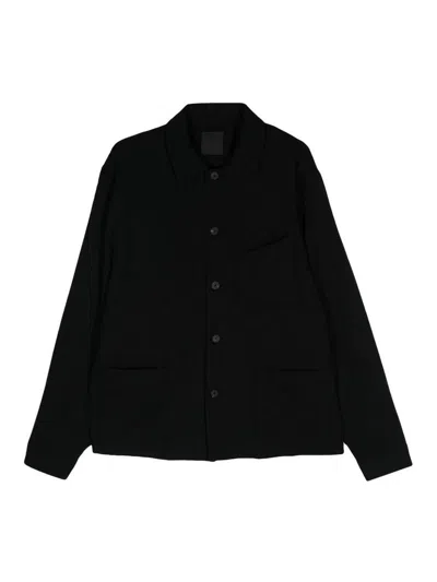 GIVENCHY GIVENCHY BLACK WOOL POLYAMIDE OVERSHIRT