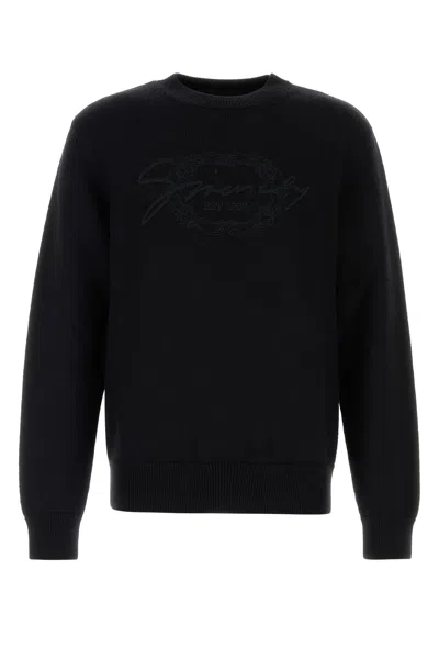 GIVENCHY BLACK WOOL SWEATER