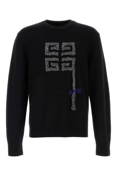 GIVENCHY BLACK WOOL SWEATER