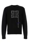 Givenchy Men Black Wool Sweater In Black
