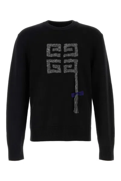 GIVENCHY BLACK WOOL SWEATER