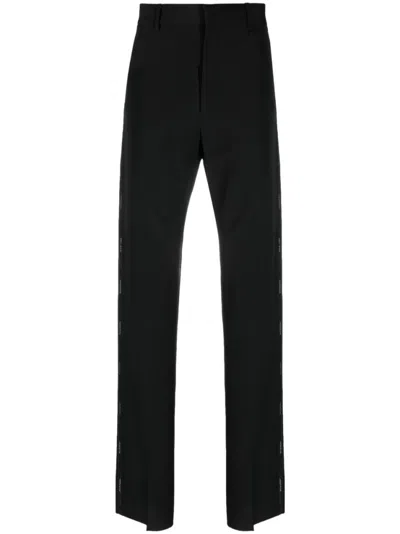 GIVENCHY BLACK WOOL TROUSERS