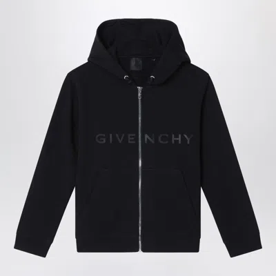 Givenchy Black Zip Hoodie With Logo