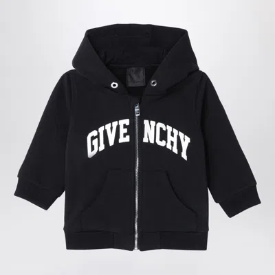Givenchy Black Zip Sweatshirt With Logo