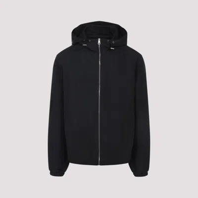 GIVENCHY BLACK ZIPPER FRONT SWEATSHIRT
