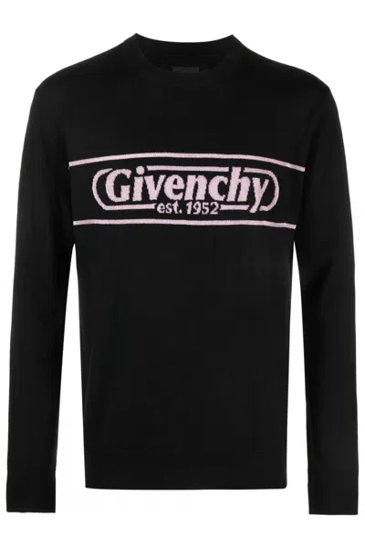 Givenchy Blackpink Merino Crew Neck Sweater For Men