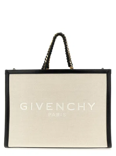 GIVENCHY BLACKWHITE MEDIUM G TOTE SHOPPING BAG