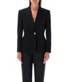 Givenchy Elegant Wool Blazer With Signature 4g Emblem