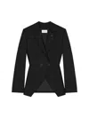 Givenchy Double-breasted Wool Blazer In Black