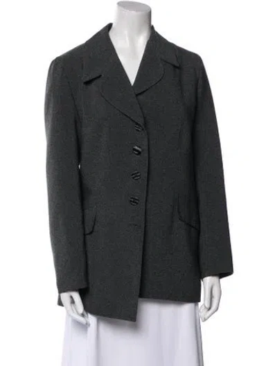 Pre-owned Givenchy Blazer In Gray