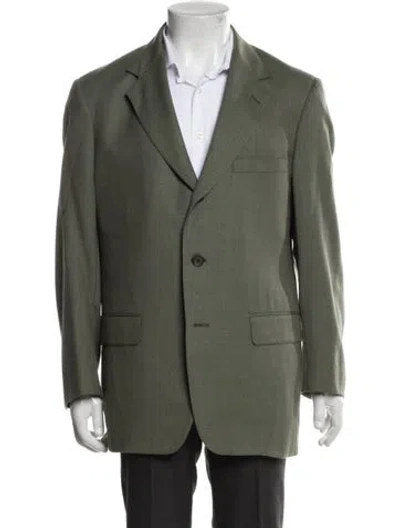 Pre-owned Givenchy Blazer In Green