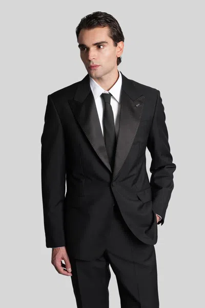GIVENCHY BLAZER IN BLACK WOOL