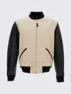 Givenchy Silk Nylon Jacket Contrast Sleeves Pockets In Multi