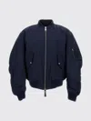 Givenchy Contemporary Cotton Blend Bomber Jacket In Blue