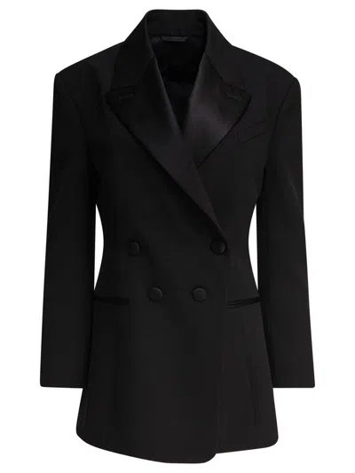GIVENCHY GIVENCHY BLAZER WITH PLEATED BACK
