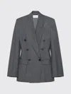 Givenchy Double-breasted Jacket In Wool In Gray